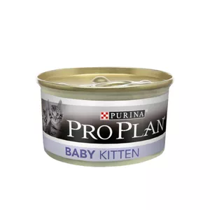 کنسرو غذای گربه پروپلن مدل  BABY KITTEN chicken وزن 85 گرم