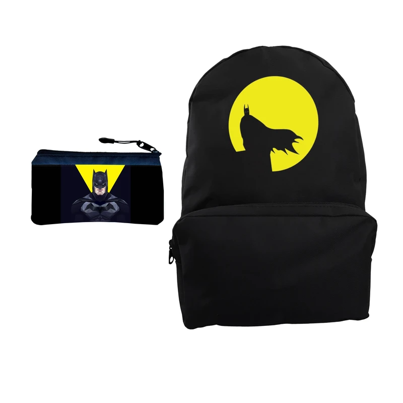 کوله پشتی مدل بتمن کد KP-547 به همراه جامدادی