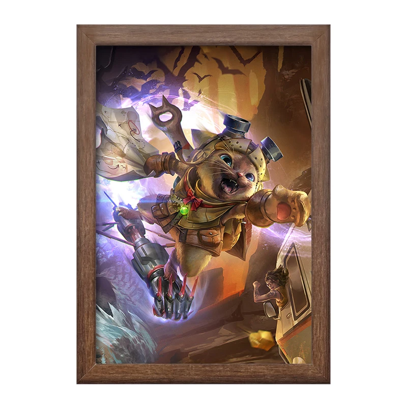 تابلو خندالو طرح بازی شکارچی هیولا (Monster Hunter) کد 33245