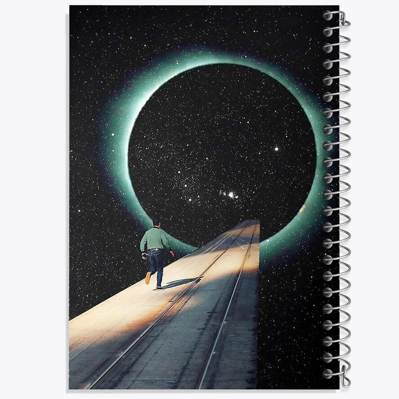 دفتر نت موسیقی 50 برگ خندالو مدل کهکشان کد 25386