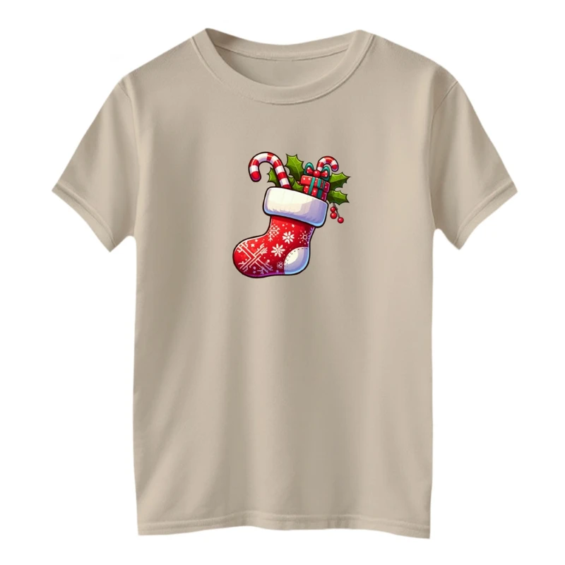 تی شرت آستین کوتاه بچگانه مدل کریسمسی کد 015