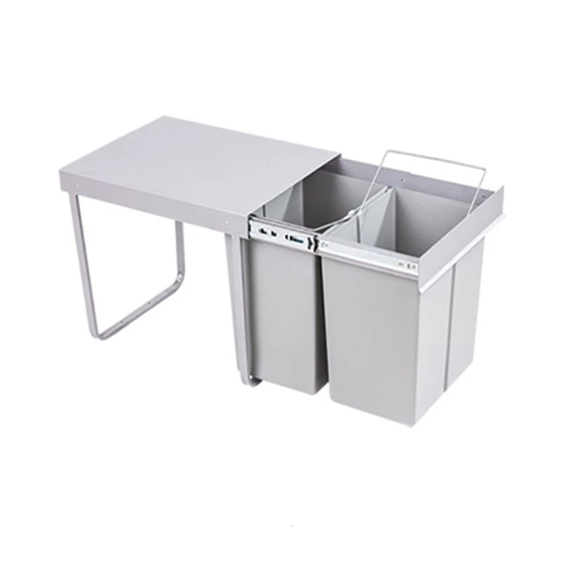 سطل زباله کابینتی مدل دو قلو 24