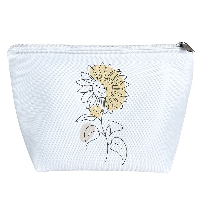 کیف لوازم آرایش دخترانه خندالو مدل گل آفتابگردان کد 3519