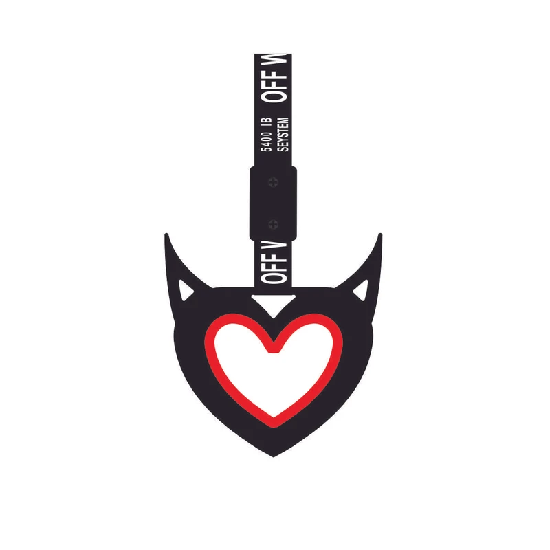 آویز تزئینی خودرو مدل سوریکاوا نئون چراغ دار BIG RE