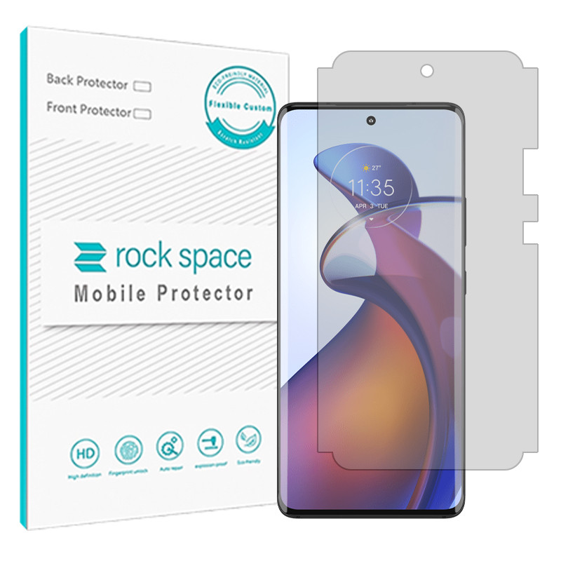 محافظ صفحه نمایش شفاف راک اسپیس مدل Resistant مناسب برای گوشی موبایل موتورولا Edge 30 Fusion
