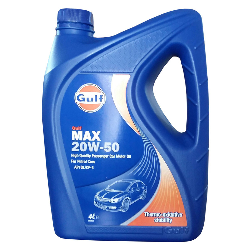 روغن موتور گالف مدل مکس ( MAX ) 20W50 SL حجم 4لیتر