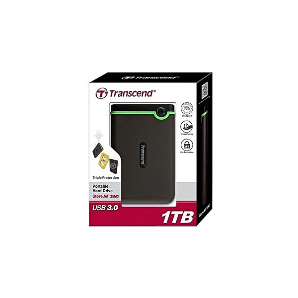 هارد اکسترنال ترنسند مدل StoreJet 25M3S Slim ظرفیت 1 ترابایت 2