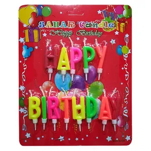  شمع تولد مدل sht10 کد 0250 بسته 6 عددی 