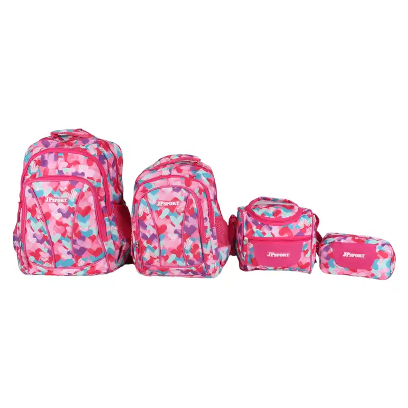 کوله پشتی دخترانه کد 246 مجموعه چهار عددی