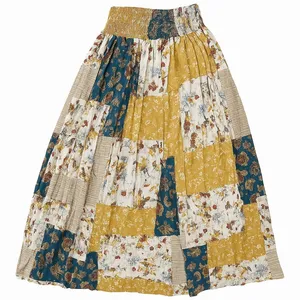 دامن پلیسه‌دار زنانه مدل هاوایی