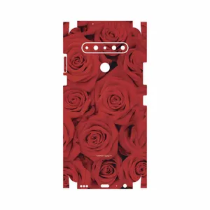 MAHOOT Red-Flower-FullSkin Cover Sticker for LG K61