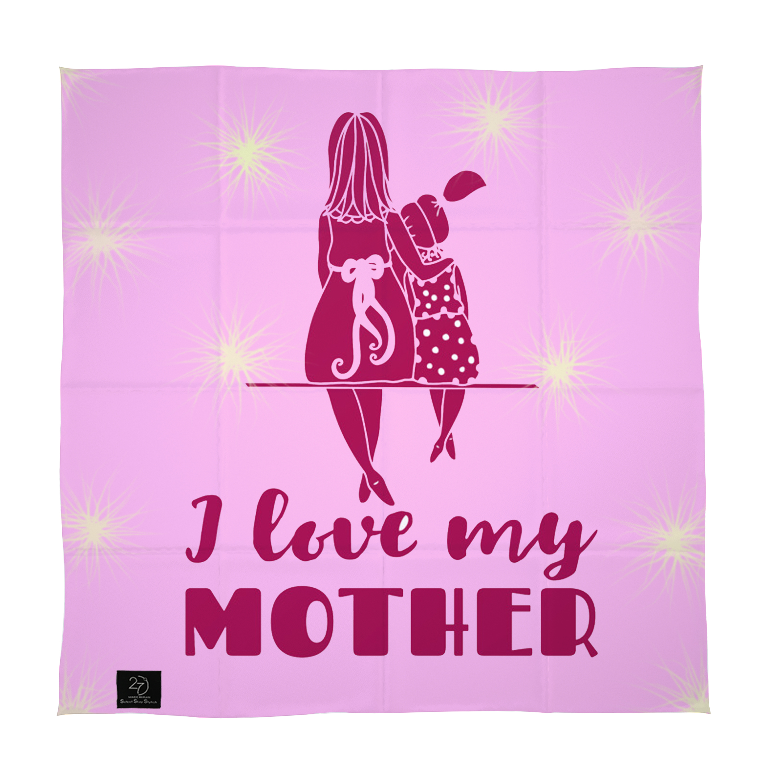 دستمال سر و گردن 27 مدل MY MOM کد J76