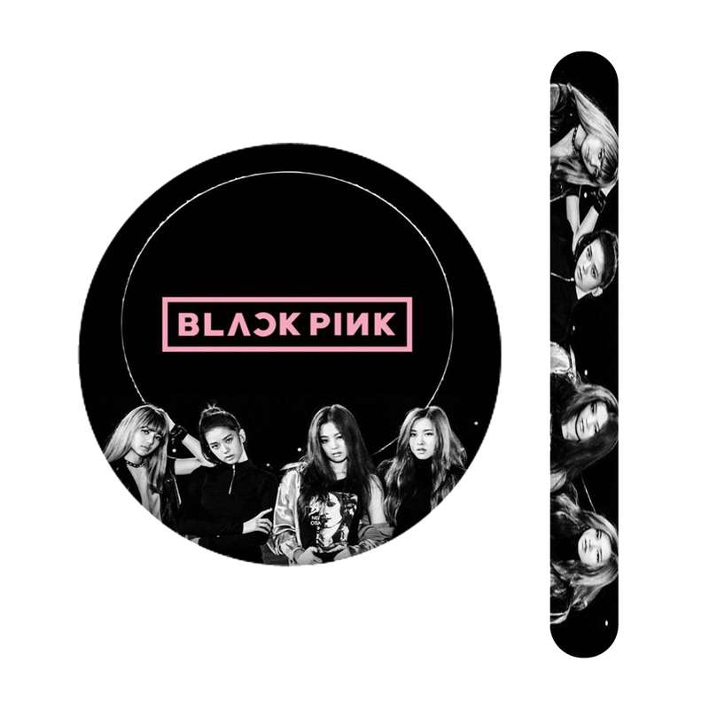 سوهان ناخن مندیکس مدل BLACK  PINK کد 2360 به همراه آینه جیبی
