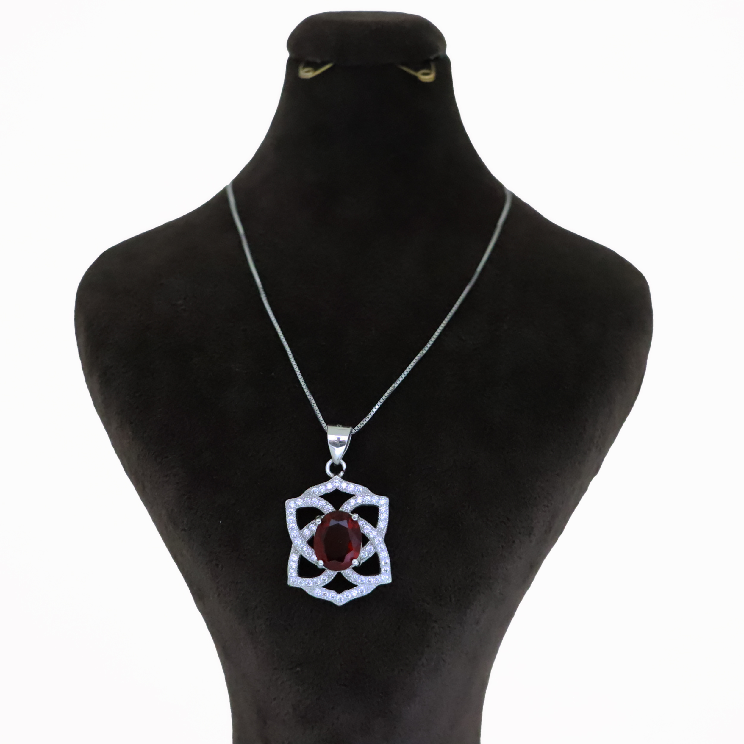 گردنبند نقره زنانه مدل 20