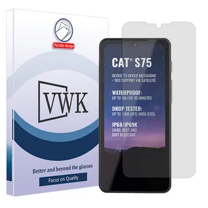 VWK Tough model matte screen protector suitable for Cat S75 mobile phone