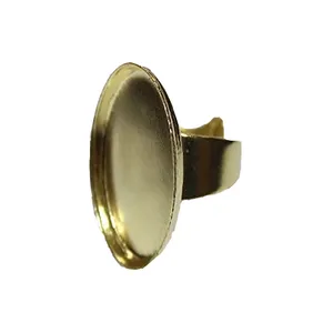 قاب انگشتر طرح بیضی مدل GHB002