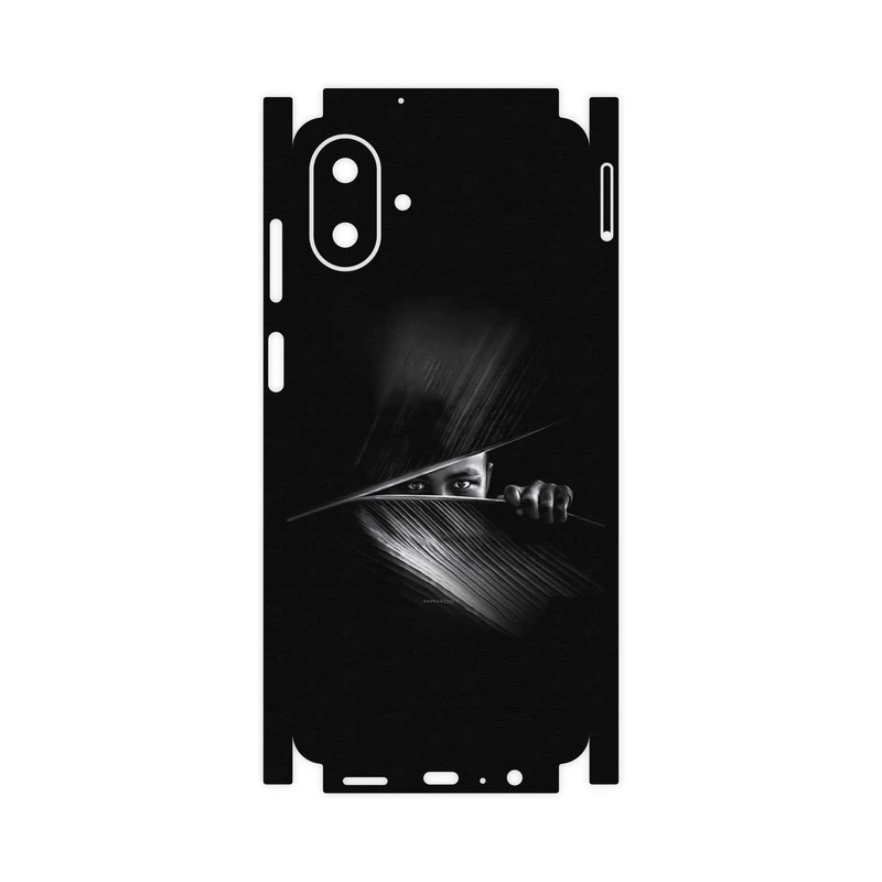 برچسب پوششی ماهوت مدل Black Portrait-FullSkin مناسب برای گوشی موبایل سامسونگ Galaxy A07