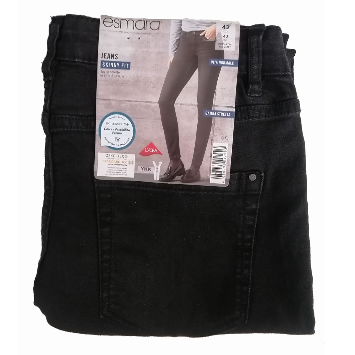 شلوار جین زنانه اسمارا مدل اسکینی فیت کد 14138822 -  - 7