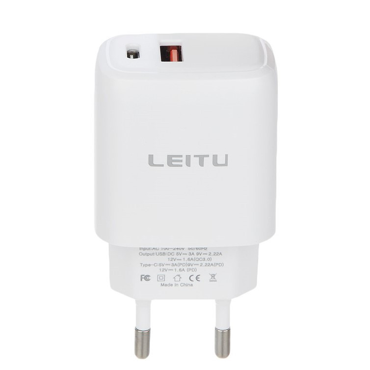 شارژر دیواری لیتو مدل LH-13 به همراه کابل تبدیل لایتنینگ