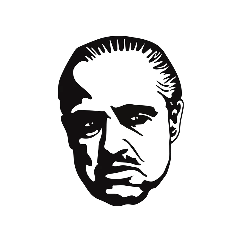 برچسب لپ تاپ پویا مارکت طرح پدر خوانده کد 1662