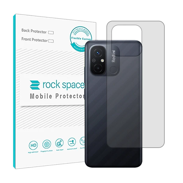 محافظ پشت گوشی شفاف راک اسپیس مدل HyGEL مناسب برای گوشی موبایل شیائومی Redmi 12C