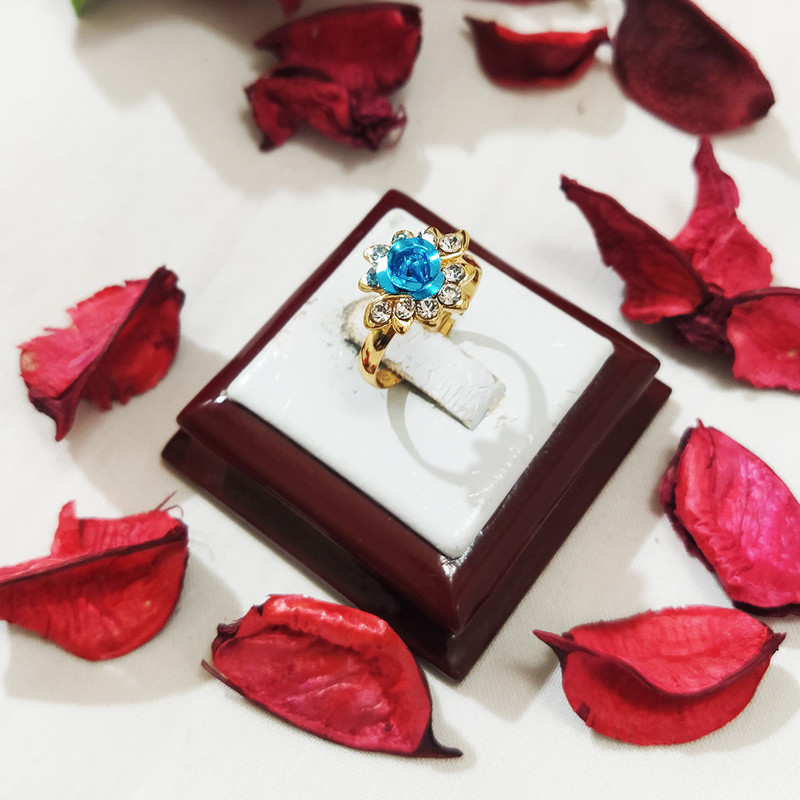 انگشتر دخترانه سلین کالا مدل گل رز کد ce-As33