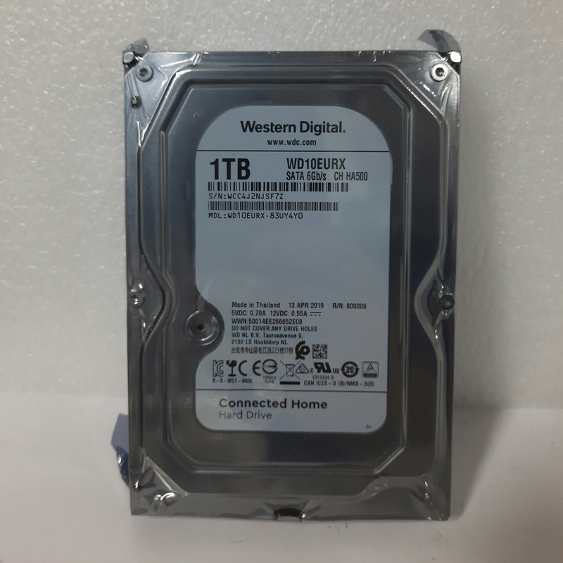 هارددیسک اینترنال وسترن دیجیتال مدل WD10EURX-83UY4Y0 ظرفیت 1 ترابایت