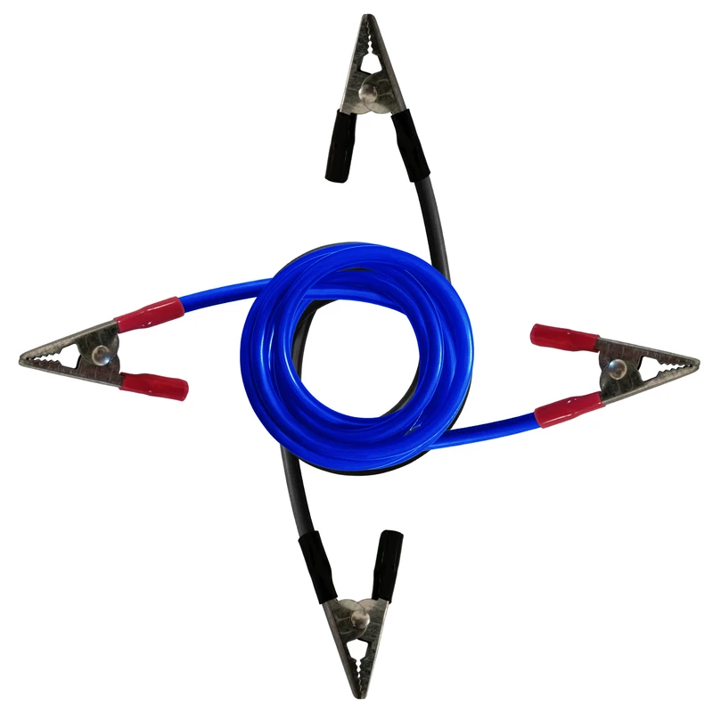 کابل اتصال باطری به باطری خودرو مدل Plus 850A-2m مجموعه 2 عددی