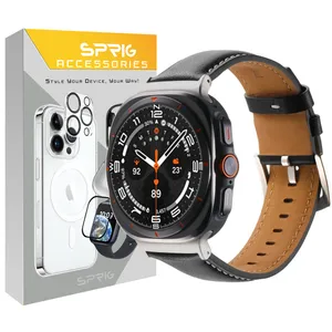 Sprig SMP Leather Band For Samsung Galaxy watch 7 Ultra 47mm