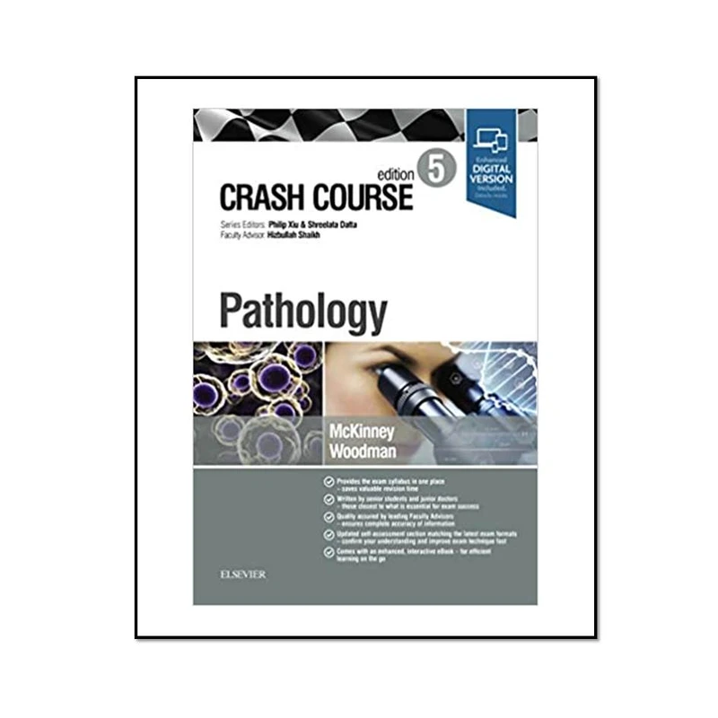 کتاب Crash Course Pathology 5th Edition اثر جمعی از نویسندگان انتشارات مؤلفین طلایی 