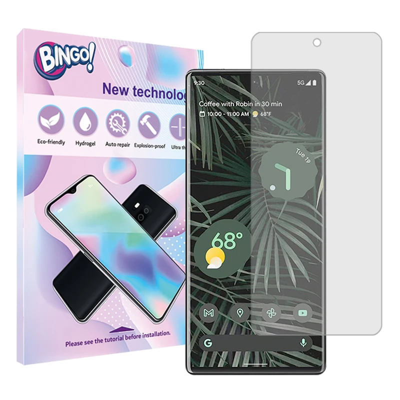 محافظ صفحه نمایش شفاف بینگو مدل Tough مناسب برای گوشی موبایل گوگل Pixel 6 Pro