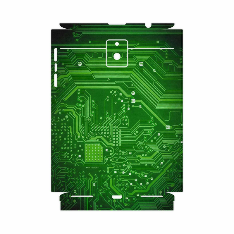 برچسب پوششی ماهوت مدل Green Printed Circuit Board-FullSkin مناسب برای گوشی موبایل بلک بری Passport