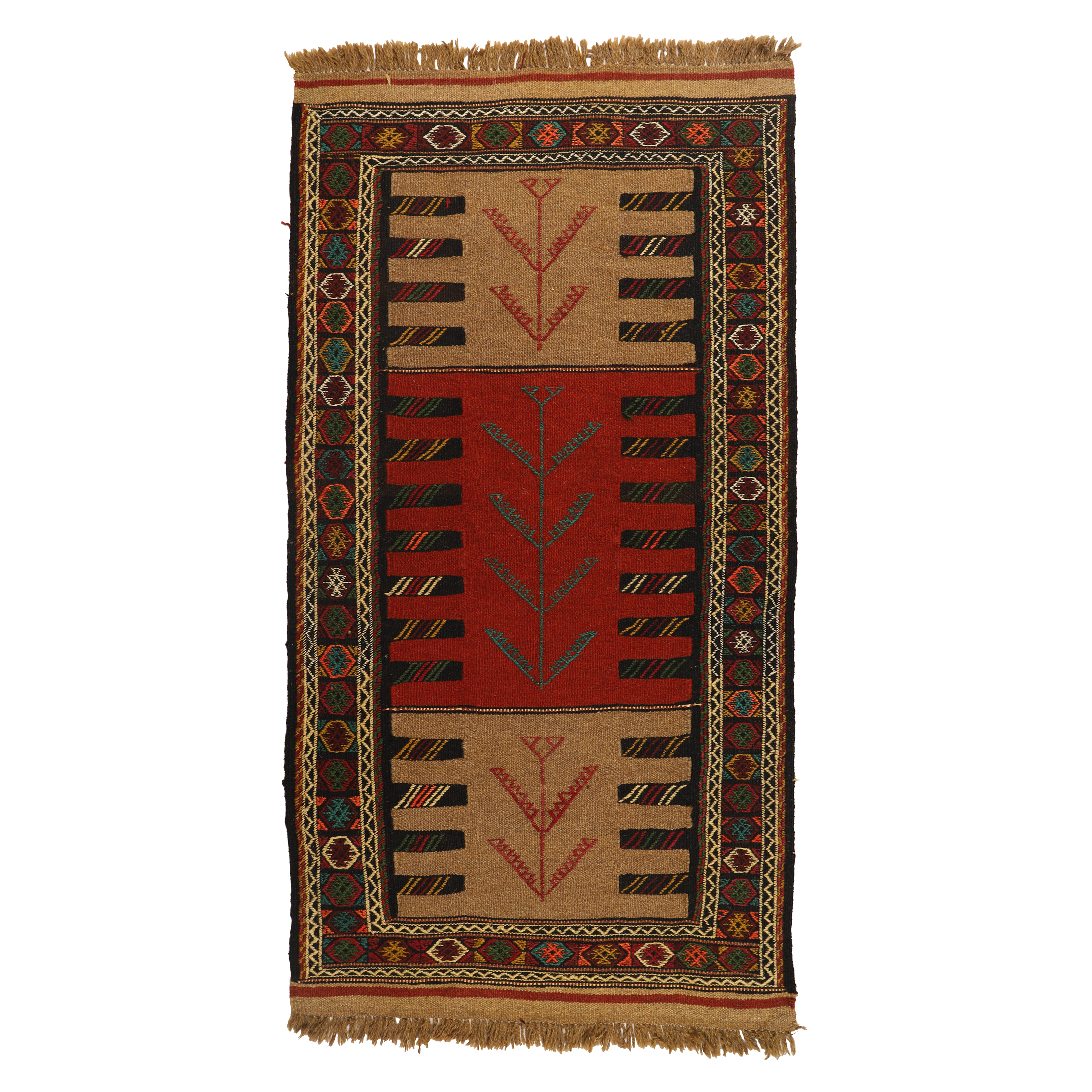 گلیم دستبافت دومتری کد 1403101