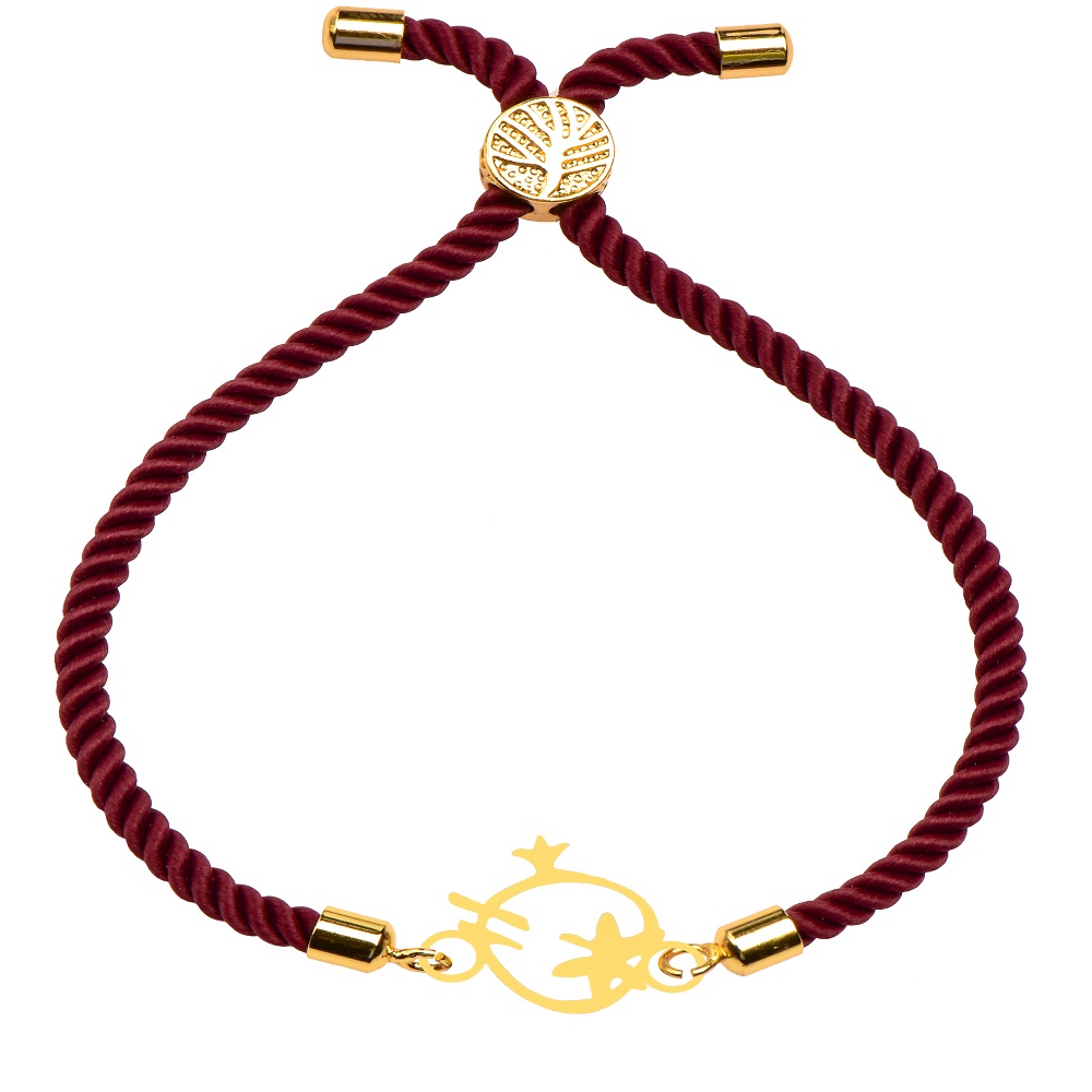 دستبند طلا 18 عیار زنانه کرابو طرح انار مدل kr101029