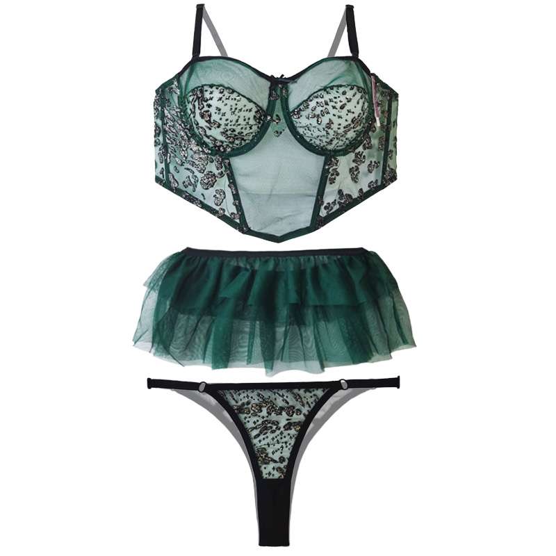 ست شورت و سوتین زنانه مدل دامن دار کد 005