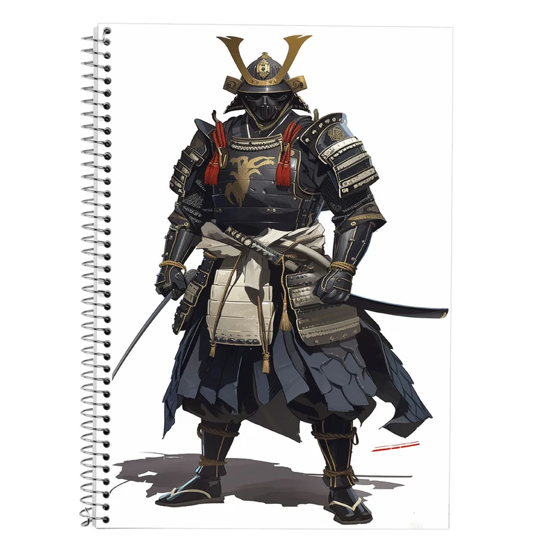 دفتر زبان 50 برگ مدوپد مدل دو خط طرح حیوانات جنگجو کد DF14795