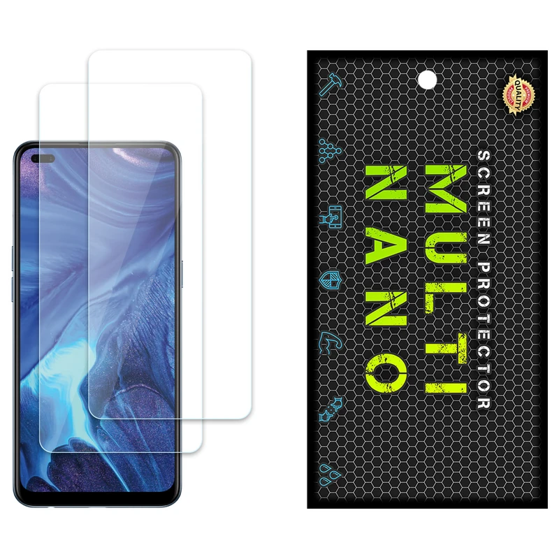 محافظ صفحه نمایش مولتی نانو مدل X-S2N مناسب برای گوشی موبایل اوپو Reno4 4G بسته دو عددی