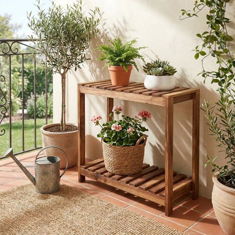 استند گل مدل بوف S50 با ابعاد 55×25×50 سانتی‌متر