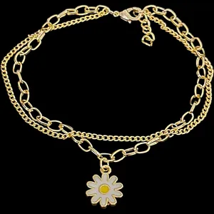 پابند زنانه مدل دو رج گل کد 288