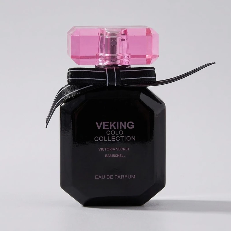 عطر جیبی زنانه ویکینگ مدل ویکتوریا سکرت بامبشل با رایحه شیرین حجم ۲۵ میلی‌لیتر