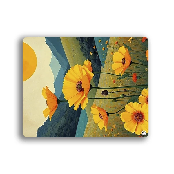 ماوس پد شادیت مدل دشت گل  کد152 سایز 19*24 سانتیمتر