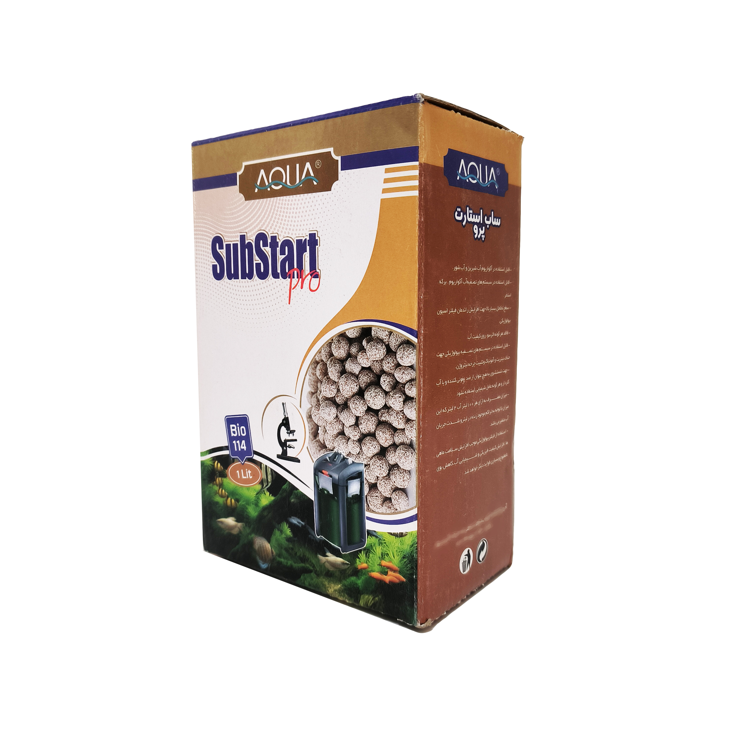 سرامیک آکواریوم آکوا مدل Substart pro کد S01 وزن 700 گرم