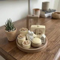 ست 10 تکه دکوری بتنی مدل رومیزی طرح کلاسیک