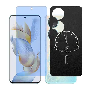 Glass together model anti blue screen protector suitable for Honor 90 mobile phone with back cover sticker