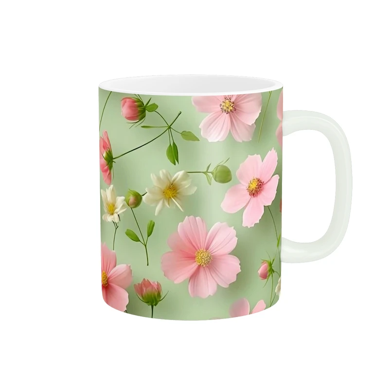 ماگ پاد آفرین طرح گل کد 711