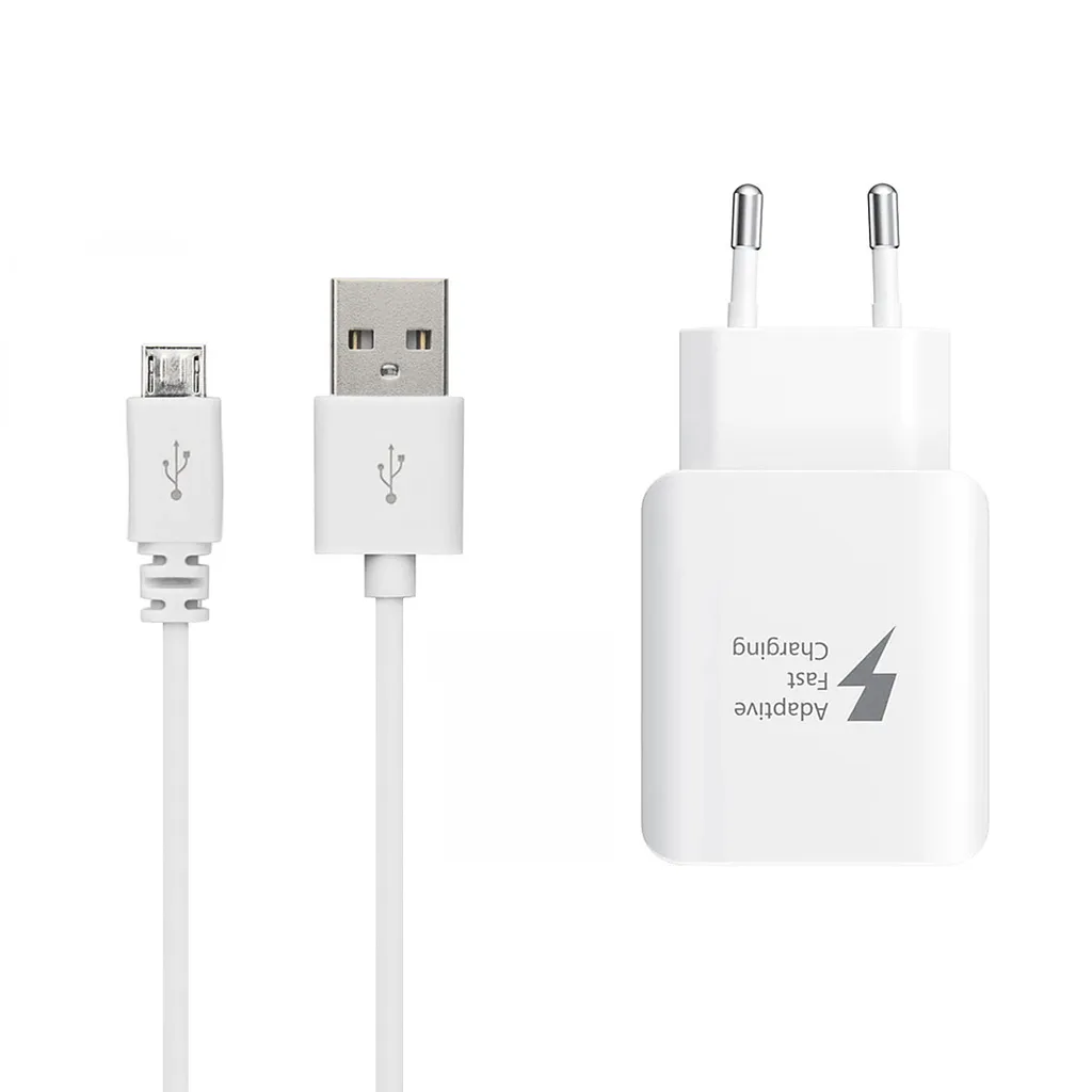 شارژر دیواری جی.تی.آر مدل UB به همراه کابل تبدیل microUSB