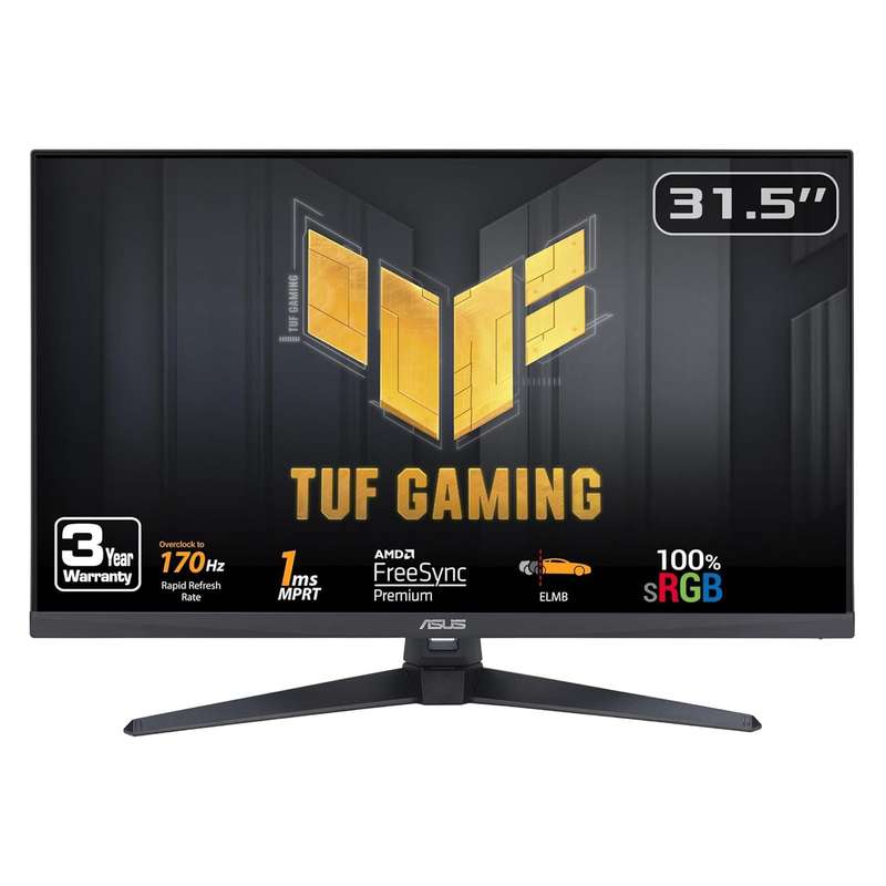 مانیتور مخصوص بازی ایسوس مدل TUF Gaming VG328QA1A سایز 32 اینچ مانیتور مخصوص بازی ایسوس مدل TUF Gaming VG328QA1A سایز 32 اینچ