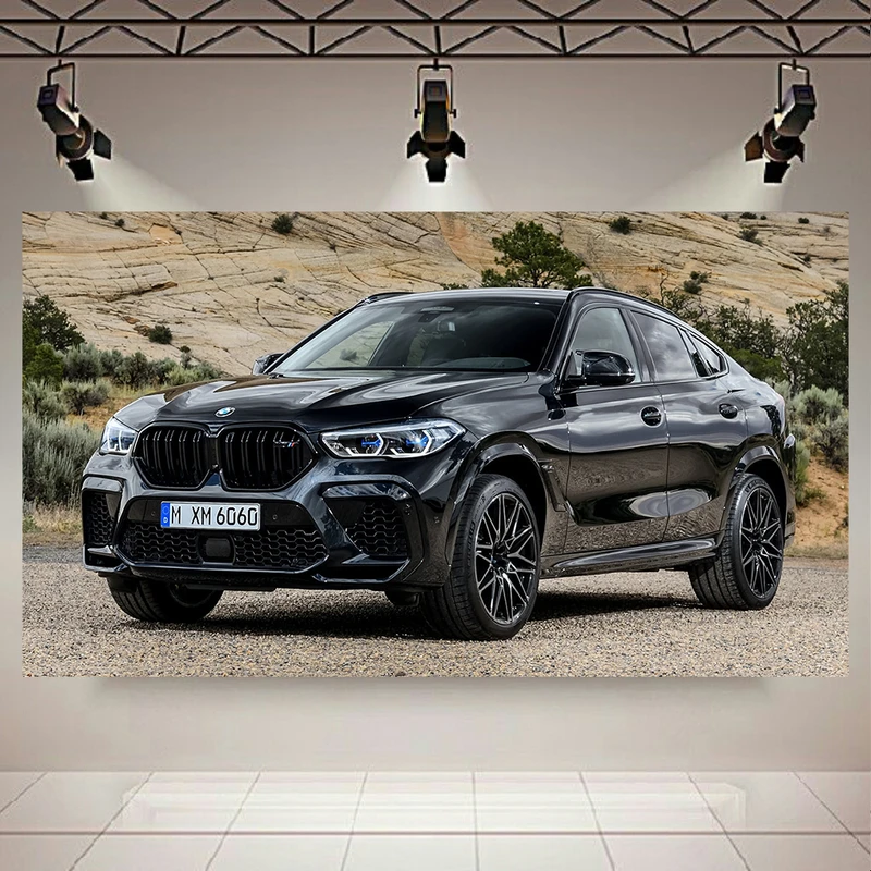 تابلو شاسی طرح ماشین مدل BMW X6 M Competition کد AR7460