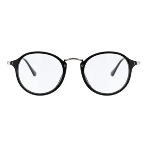 فریم عینک طبی گرد ری بن مدل 0RX2447V-2000 مناسب برای صورت مربع، بیضی، قلب و گرد