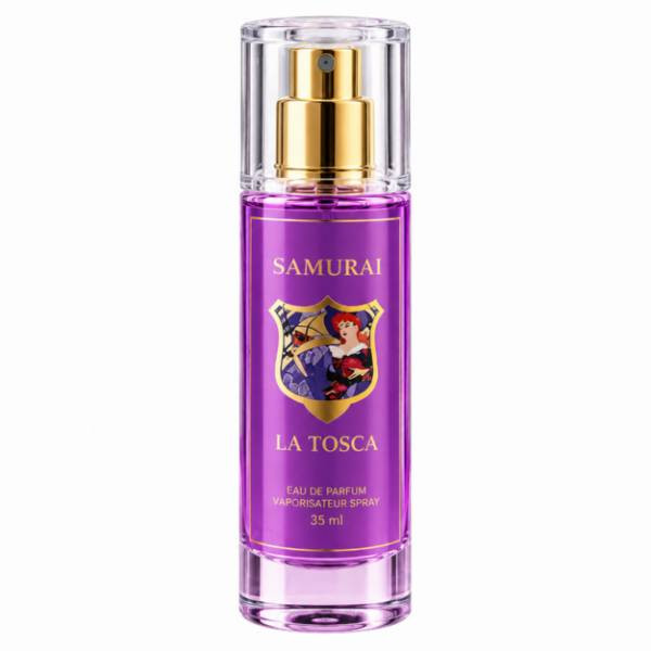 عطر جیبی زنانه گلکسی مدل کاساموراتی لاتوسکا با رایحه گرم حجم 35 میلی لیتر